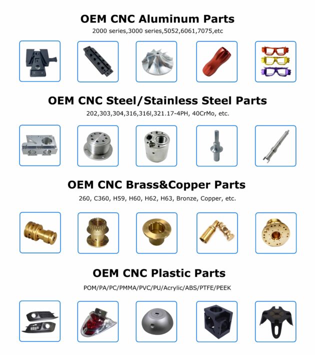 OEM hardware fabrication customized turning drilling milling accessories prototype service machined sheet cnc machining parts - Image 2