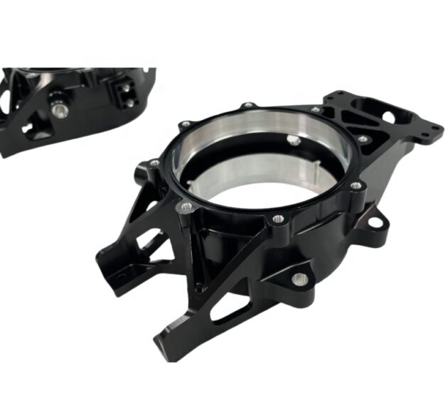 Custom High Precision Turning Milling Machining Automotive Parts CNC 7075 Aluminum Racing vehicle Upright and Hub